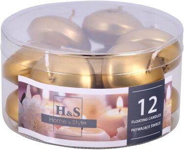 Набір плаваючих свічок 12 шт. час горіння 4 години DONAU HOME