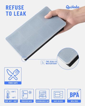 Силіконова форма для льоду 2 шт з 8 відділеннями Quikobo