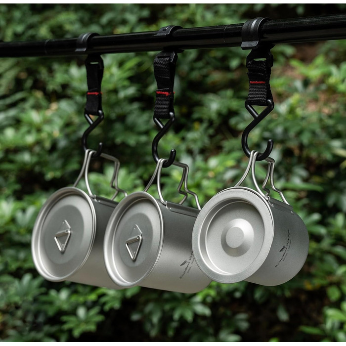 Мл Титанова чашка з кришкою Складна ручка Одностінний кемпінговий кухоль Легко переносний для посуду для пиття на відкритому повітрі US-Ti3059D (чашка 220 мл з ситечком чашка 350 мл чашка 500 мл), 500