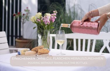 Охладитель для вина с розовой крышкой PRIMØ germany