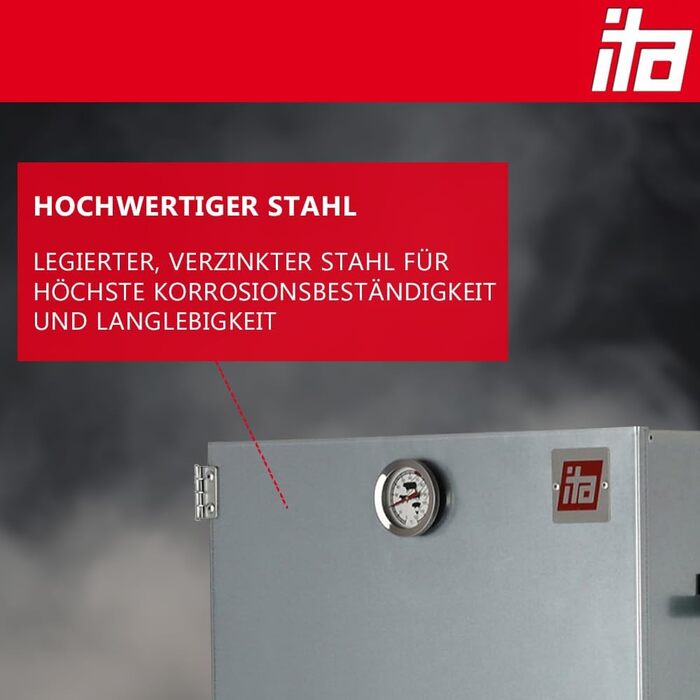 Коптильня преміум-класу з 3 рівнями ITA