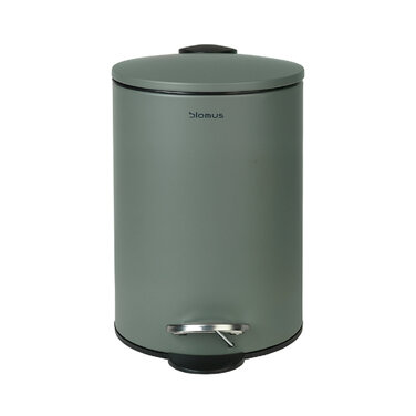 Відро для сміття з педаллю металеве 3 л Agave Green Tubo Blomus