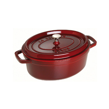 Кокот овальний 31 см, вишневий Staub