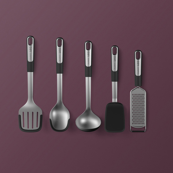 Лопатка з отворами BergHOFF LEO GRAPHITE, 34,5 см