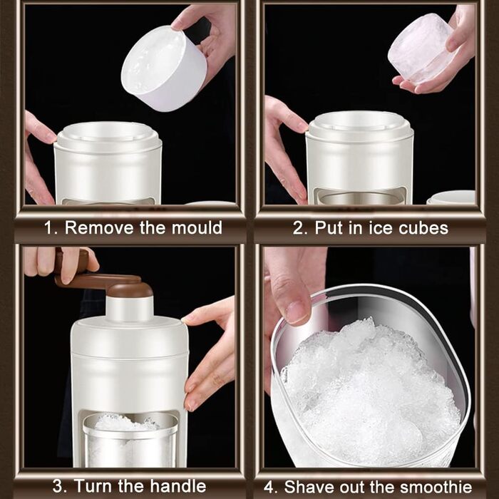 Ручний льодоподрібнювач 700 г Hggzeg