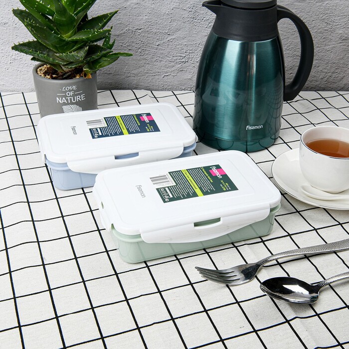 Ланч-бокс прямокутний Fissman 20.7x13.5x5см / 800 мл (6780)