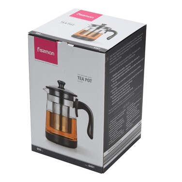 Чайник для заварювання Fissman 950 мл зі сталевим фільтром (6461)