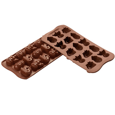 SCG23 Форма силіконова для шоколаду 'зима' 33х27х15 мм