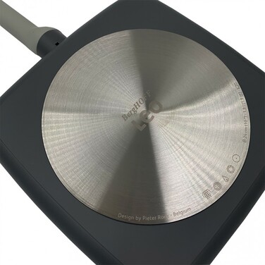 Сковорода-гриль з антипригарним покриттям BergHOFF LEO SHADOW, 24 х 24 см, 1,8 л