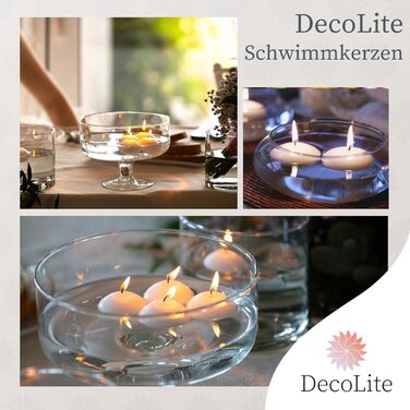 Плаваючі свічки 30 x 45 мм 96 шт. DecoLite