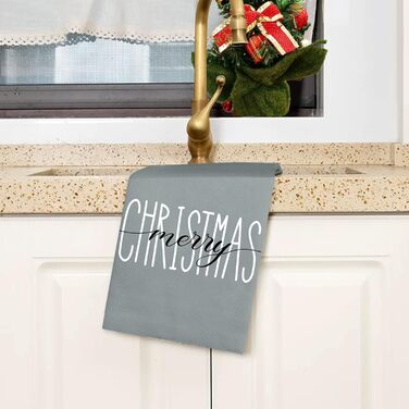 Набор из 2 рождественских кухонных полотенец 45 x 65 см, набор S Merry Christmas Ohok