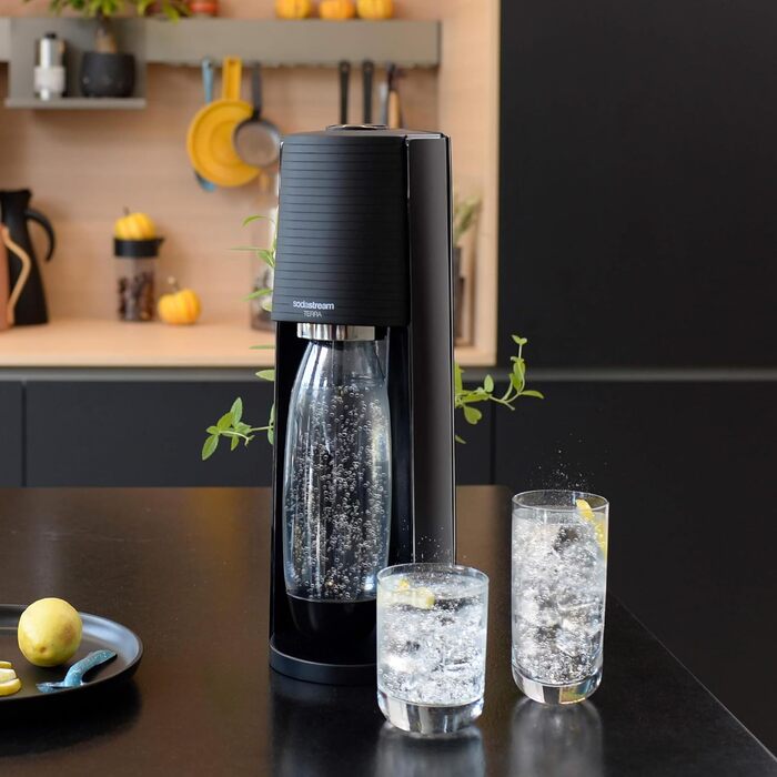 Набір для газування води, 5 предметів, чорний Terra SodaStream