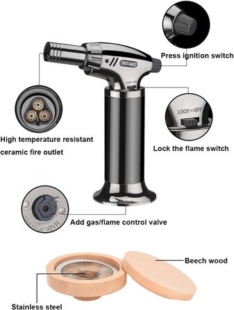 Набір для копчення коктейлів 12 предметів PIPITA