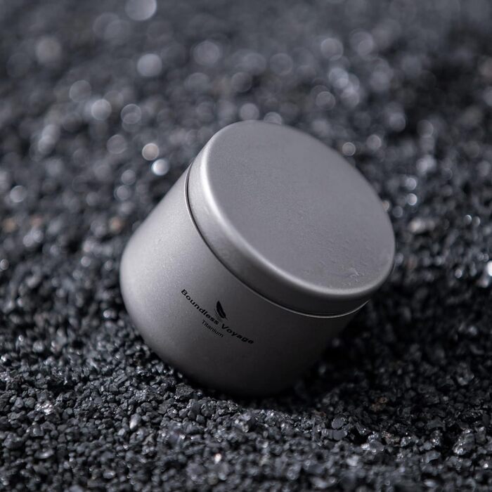 Портативний міні-жерстяний контейнер для зберігання кавового порошку 35 мл. iBasingo