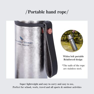 Титановый термос 510мл. iBasingo