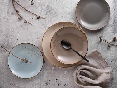 Серія Nature Collection Scandinavia, набір посуду з 16 предметів, комбінований сервіз з кераміки (обідній сервіз, скандинавський), 19984