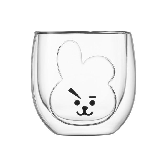 ARDESTO Набір чашок Animals з подвійними стінками, 300 мл, 2 од., боросилікатне скло
