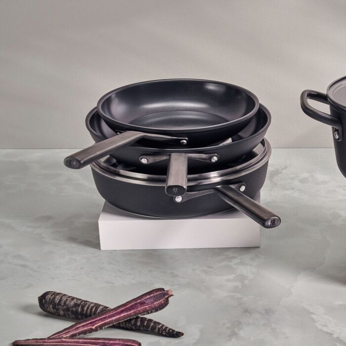 Набір з 2 сковорід 24 та 28 см, чорні Milano Zwilling