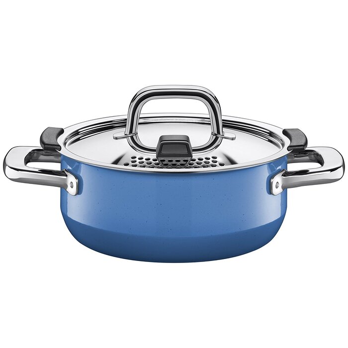 Набор кастрюль 8 предмета Nature Blue Silit