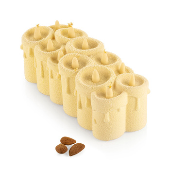 LUMIERE Набір силіконових форм 'cвітло' 219x89 h76 мм (1200 мл) + пластикова основа