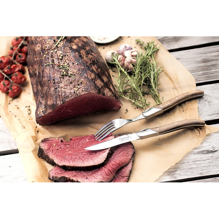 Набор из 6 ножей для стейка в деревянной коробке Luxury Line Laguiole Style de Vie