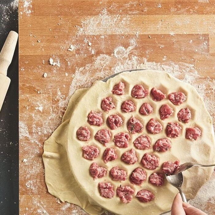 Форма для пельменів, срібна 670 грам GMMH