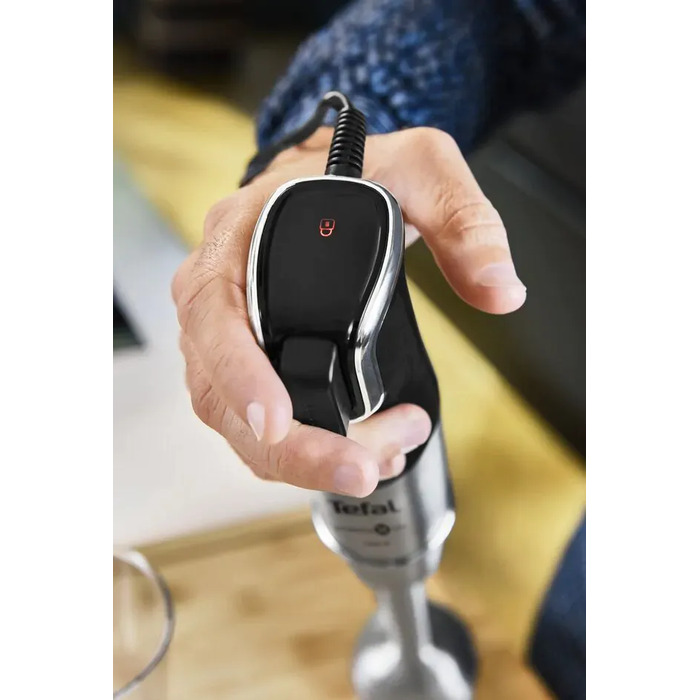 Tefal Блендер заглибний Infiny Force Pro, 1200Вт, 9в1, чаша-800мл, чопер-500мл, спіралайзер, турборежим, чорний