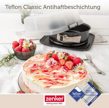 Форма для випічки з відповідною кришкою для прямого транспортування форма для випікання та транспортування (пружинна форма 24 см з кришкою), 24 шт., 8