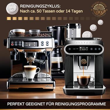 Таблетки для чищення кавомашин 100 шт Rockin Beans