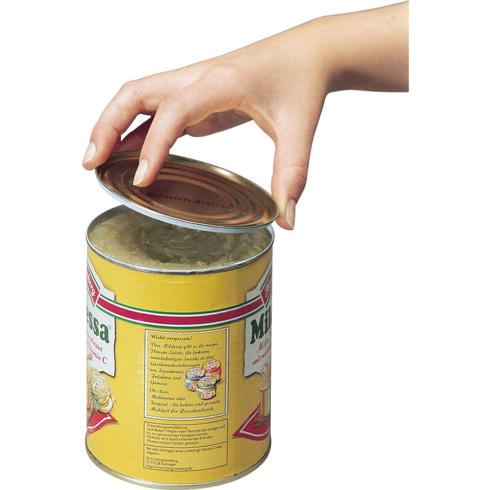 Інструкція з консервного ножа Westmark - безпечний консервний нож з плоскогубцями - велика поворотна ручка для безпечного використання - нержавіюча сталь/пластик (білий) (Bravo)