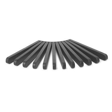 Підставка під гаряче (2 шт) 22,8х1,2х22,8 см чорна Fanfare Umbra