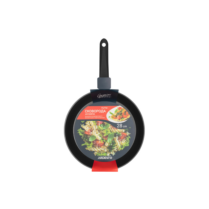 ARDESTO Gemini Gourmet Aosta Сковорода, 28см, Алюминий, Черный