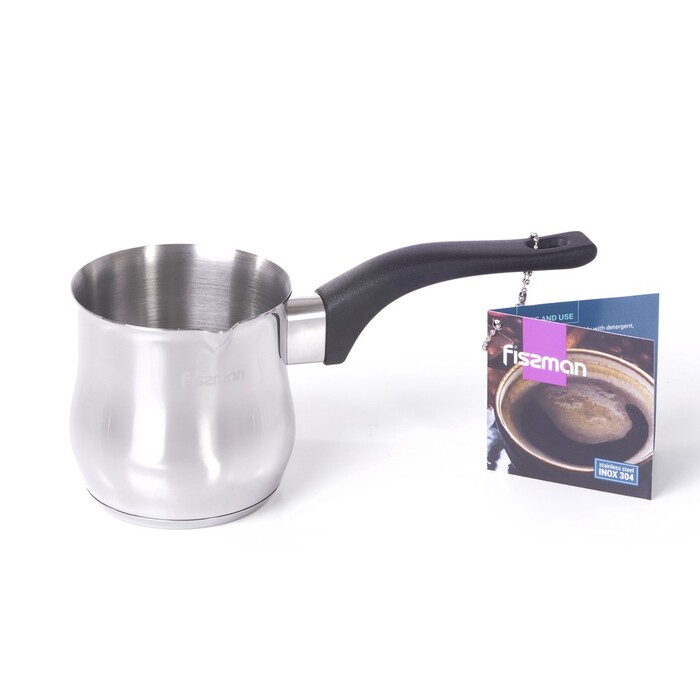 Турка для варки кофе Fissman 8x9 см/500 мл с индукционным дном (3314)