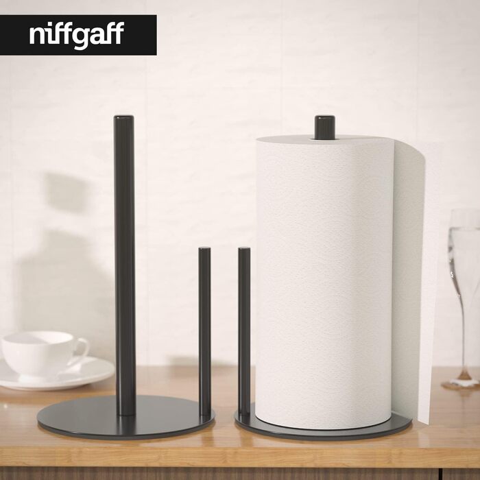 Тримач для кухонного рулону, чорний Vialex