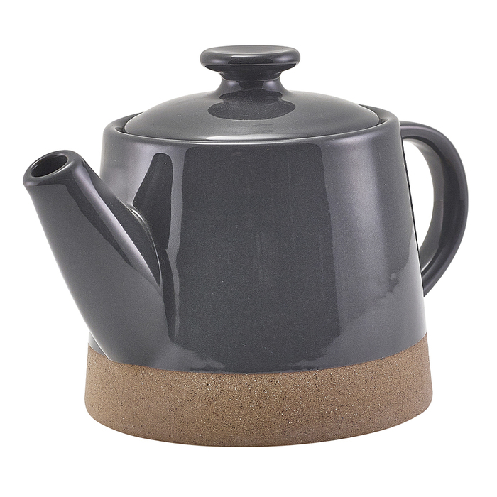 Чайник 480 мл, сірий, Kava Dark Grey Stoneware, GenWare