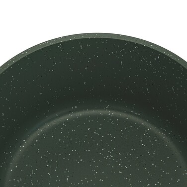 Ковш Fissman 16x7,5 см/1,3 л CUISINE со стеклянной крышкой алюминий с антипригарным покрытием (14591)