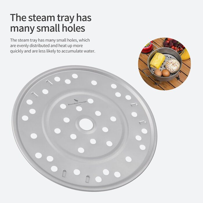 Тримач для пароварки 17 см. Boundless Voyage Ti6030P