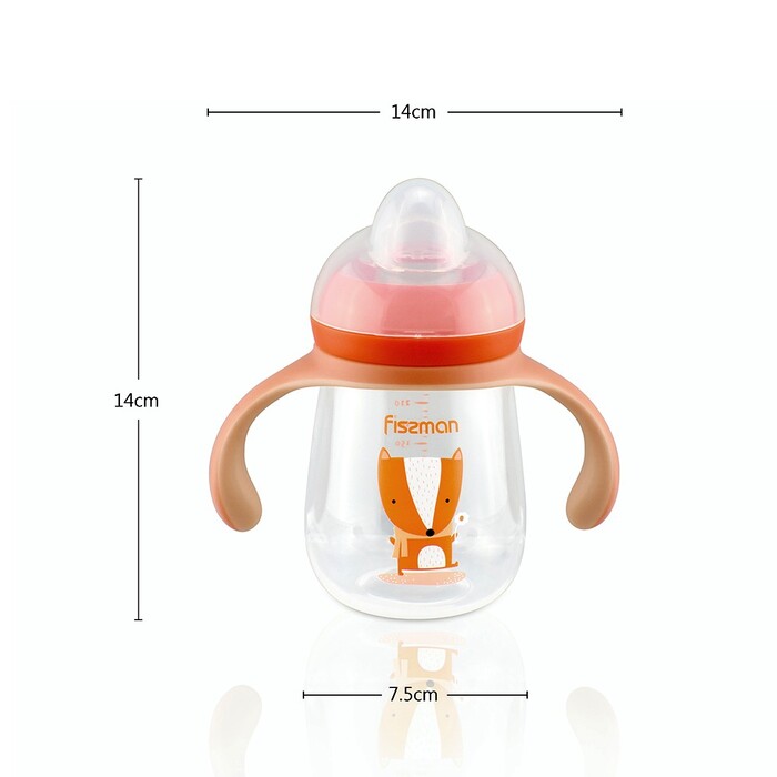 Бутылка для кормления Fissman 260 мл с ручками (6907)