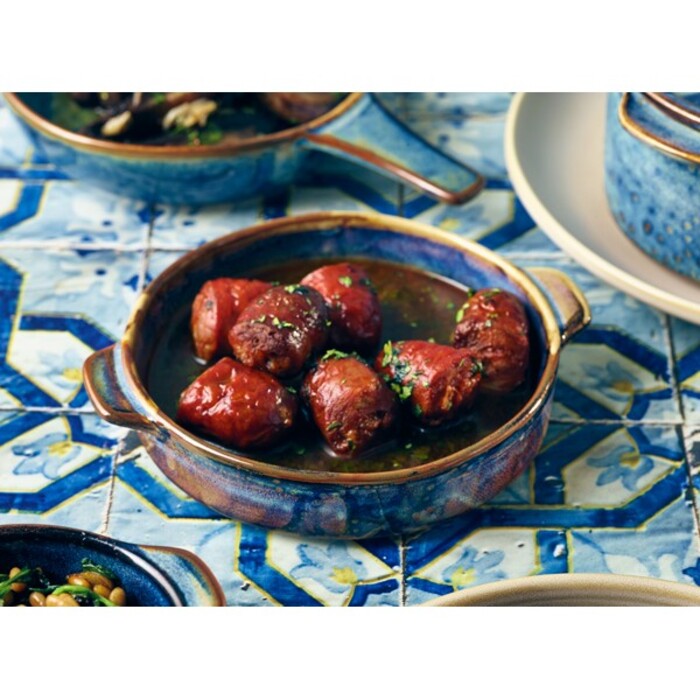 Страва для запікання 14.6 см із ручками, Terra Porcelain Aqua Blue, GenWare