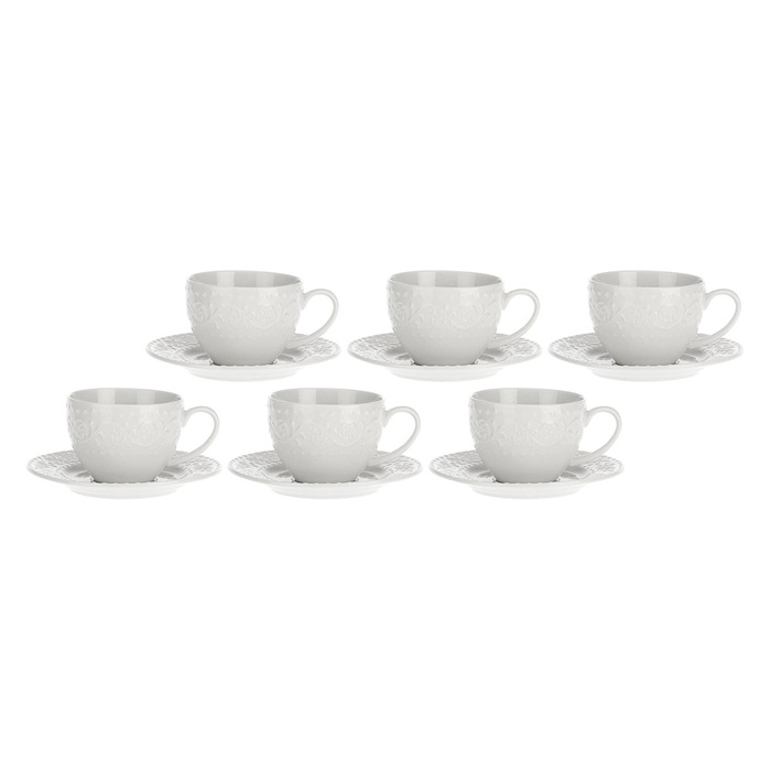 Набір чашок для кави з блюдцем La Porcellana Bianca SOGNANTE, порцеляна, 100 мл, 6 пр.