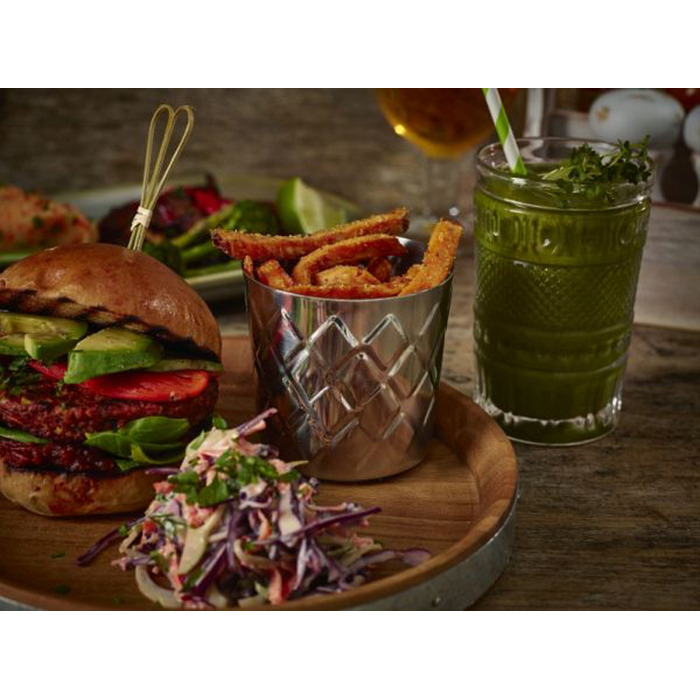 Склянка металева 410 мл, 8.5х8.5 см, з ромбоподібним візерунком, GenWare