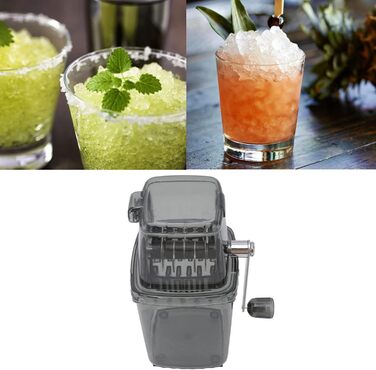 Ручний льодоподрібнювач сірий Pssopp