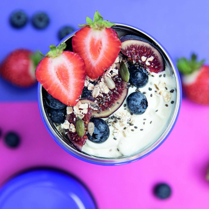 Контейнер для їжі Built Active, бузковий, 9 х 15,5 см, 490 мл