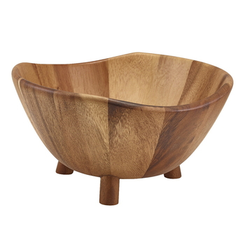 Чаша-триногая 30 см, Acacia Wood, GenWare