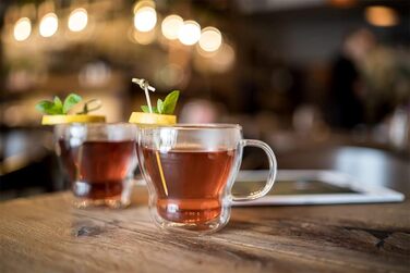 Кофейные чашки с двойными стенками 2 шт., 370 мл Konsimo