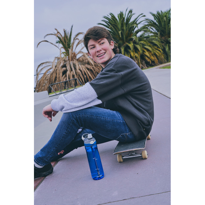 Бутылка для воды спортивная 720 мл, синий 2191379 Ashland Contigo