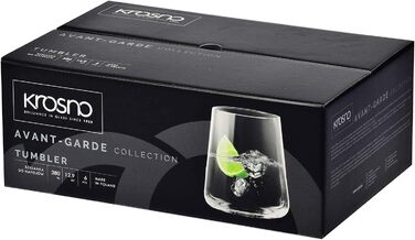 Набір склянок для води 380 мл, 12 предметів Avant-Garde Krosno