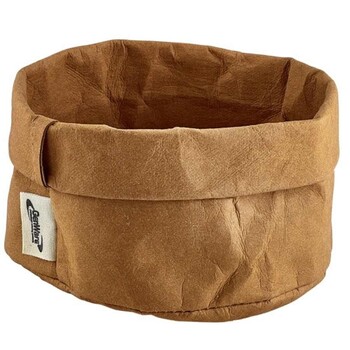 Мешок бумажный моющийся 13х10 см, коричневый, GenWare