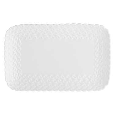Піднос прямокутний La Porcellana Bianca MOMENTI, порцеляна, 20 х 13 см