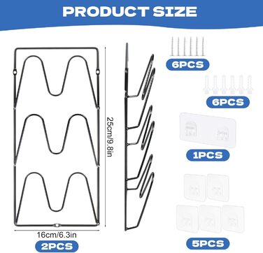 Органайзер для кришок від каструль 2 шт YEXEXINM